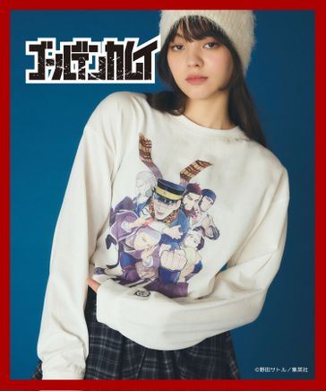 ヤングジャンプ45周年】ゴールデンカムイロングスリーブTシャツ