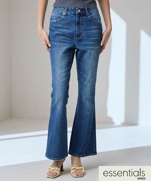 FOREVER 21 フレアデニム ネイビー S ウィメンズボトムス フォーエバー21 319698 and ST アンドエスティ(旧ドットエスティ) FOREVER 21 フレアデニム ネイビー S ウィメンズボトムス フォーエバー21 319698 and ST アンドエスティ(旧ドットエスティ)