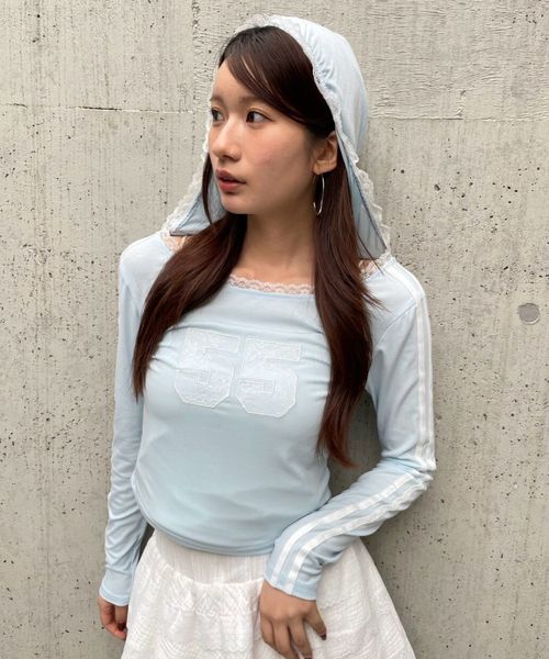 FOREVER 21 レースドッキングフードトップス ライトブルー FREE ウィメンズインナー フォーエバー21 325063 and ST アンドエスティ(旧ドットエスティ) FOREVER 21 レースドッキングフードトップス ライトブルー FREE ウィメンズインナー フォーエバー21 325063 and ST アンドエスティ(旧ドットエスティ)