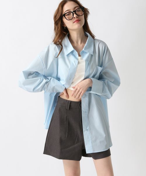 FOREVER 21 FOREVER 21オーバーシャツ ライトブルー FREE ウィメンズインナー フォーエバー21 325538 and ST アンドエスティ(旧ドットエスティ) FOREVER 21 FOREVER 21オーバーシャツ ライトブルー FREE ウィメンズインナー フォーエバー21 325538 and ST アンドエスティ(旧ドットエスティ)