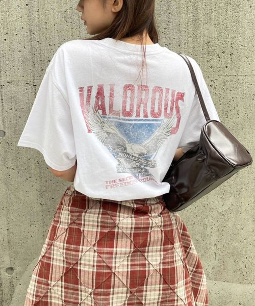 FOREVER 21 イーグルTシャツ オフホワイト FREE ウィメンズインナー フォーエバー21 326727 and ST アンドエスティ(旧ドットエスティ) FOREVER 21 イーグルTシャツ オフホワイト FREE ウィメンズインナー フォーエバー21 326727 and ST アンドエスティ(旧ドットエスティ)