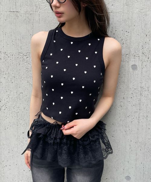 FOREVER 21 刺繍アメスリタンク ブラック M ウィメンズインナー フォーエバー21 329148 and ST アンドエスティ(旧ドットエスティ) FOREVER 21 刺繍アメスリタンク ブラック M ウィメンズインナー フォーエバー21 329148 and ST アンドエスティ(旧ドットエスティ)
