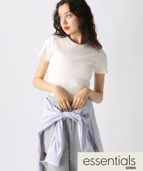 FOREVER 21 リブコンパクトTシャツ オフホワイト M ウィメンズインナー フォーエバー21 329547 and ST アンドエスティ(旧ドットエスティ) FOREVER 21 リブコンパクトTシャツ オフホワイト M ウィメンズインナー フォーエバー21 329547 and ST アンドエスティ(旧ドットエスティ)