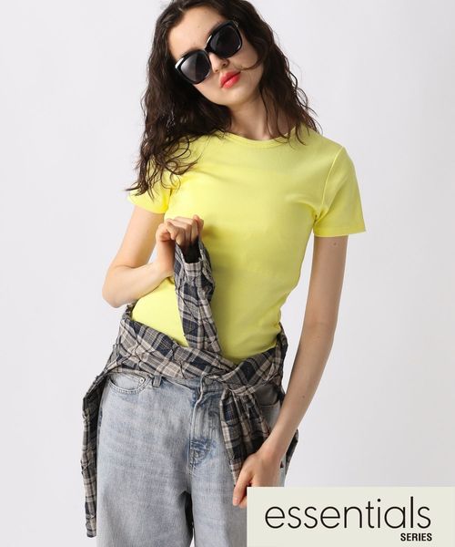 FOREVER 21 リブコンパクトTシャツ イエロー S ウィメンズインナー フォーエバー21 329547 and ST アンドエスティ(旧ドットエスティ) FOREVER 21 リブコンパクトTシャツ イエロー S ウィメンズインナー フォーエバー21 329547 and ST アンドエスティ(旧ドットエスティ)