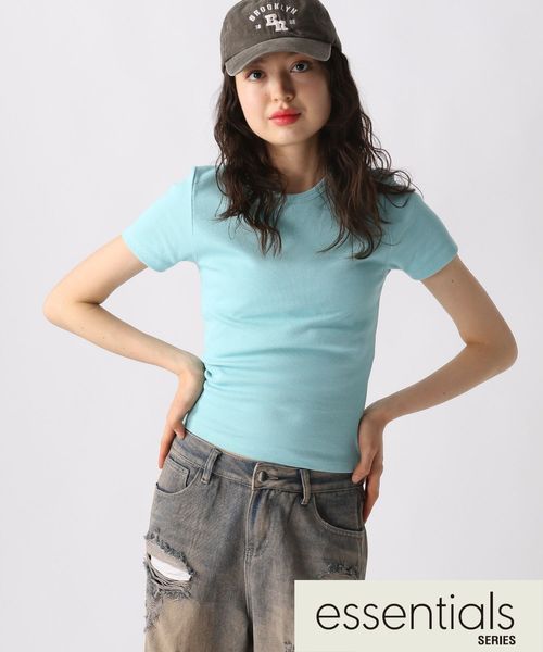 FOREVER 21 リブコンパクトTシャツ ライトブルー M ウィメンズインナー フォーエバー21 329547 and ST アンドエスティ(旧ドットエスティ) FOREVER 21 リブコンパクトTシャツ ライトブルー M ウィメンズインナー フォーエバー21 329547 and ST アンドエスティ(旧ドットエスティ)
