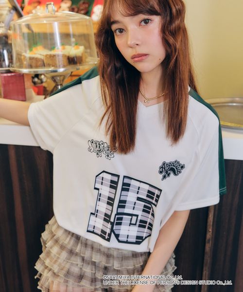 FOREVER 21 【ANGEL BLUE】ゲームシャツ ナチュラル FREE ウィメンズインナー フォーエバー21 420214 and ST アンドエスティ(旧ドットエスティ) FOREVER 21 【ANGEL BLUE】ゲームシャツ ナチュラル FREE ウィメンズインナー フォーエバー21 420214 and ST アンドエスティ(旧ドットエスティ)