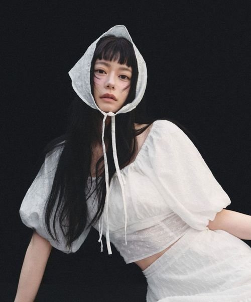 FOREVER 21 バブーシュカ付きオフショルブラウス オフホワイト FREE ウィメンズインナー フォーエバー21 451657 and ST アンドエスティ(旧ドットエスティ) FOREVER 21 バブーシュカ付きオフショルブラウス オフホワイト FREE ウィメンズインナー フォーエバー21 451657 and ST アンドエスティ(旧ドットエスティ)