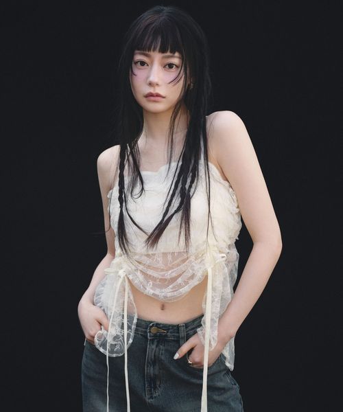 FOREVER 21 レースシャーリングチュニック ナチュラル FREE ウィメンズインナー フォーエバー21 455482 and ST アンドエスティ(旧ドットエスティ) FOREVER 21 レースシャーリングチュニック ナチュラル FREE ウィメンズインナー フォーエバー21 455482 and ST アンドエスティ(旧ドットエスティ)