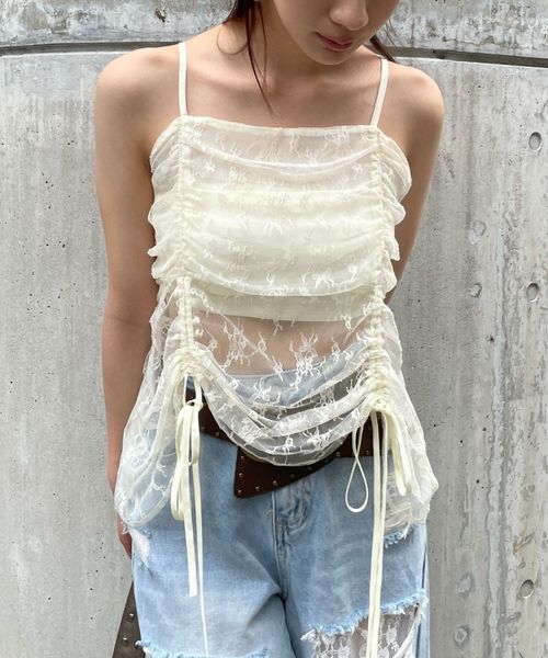 FOREVER 21 レースシャーリングチュニック ナチュラル FREE ウィメンズインナー フォーエバー21 455482 and ST アンドエスティ(旧ドットエスティ) FOREVER 21 レースシャーリングチュニック ナチュラル FREE ウィメンズインナー フォーエバー21 455482 and ST アンドエスティ(旧ドットエスティ)