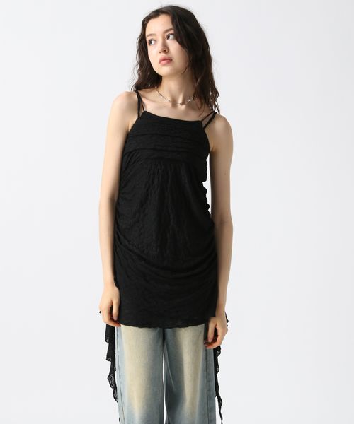 FOREVER 21 レースイレヘムキャミワンピース ブラック FREE ウィメンズワンピース フォーエバー21 459889 and ST アンドエスティ(旧ドットエスティ) FOREVER 21 レースイレヘムキャミワンピース ブラック FREE ウィメンズワンピース フォーエバー21 459889 and ST アンドエスティ(旧ドットエスティ)