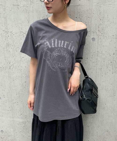 FOREVER 21 ピグメントオフショルBIGロゴTシャツ チャコールグレー FREE ウィメンズインナー フォーエバー21 498328 and ST アンドエスティ(旧ドットエスティ) FOREVER 21 ピグメントオフショルBIGロゴTシャツ チャコールグレー FREE ウィメンズインナー フォーエバー21 498328 and ST アンドエスティ(旧ドットエスティ)