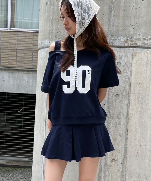 FOREVER 21 オフショルミニスカートセットアップ ネイビー FREE ウィメンズワンピース フォーエバー21 498575 and ST アンドエスティ(旧ドットエスティ) FOREVER 21 オフショルミニスカートセットアップ ネイビー FREE ウィメンズワンピース フォーエバー21 498575 and ST アンドエスティ(旧ドットエスティ)