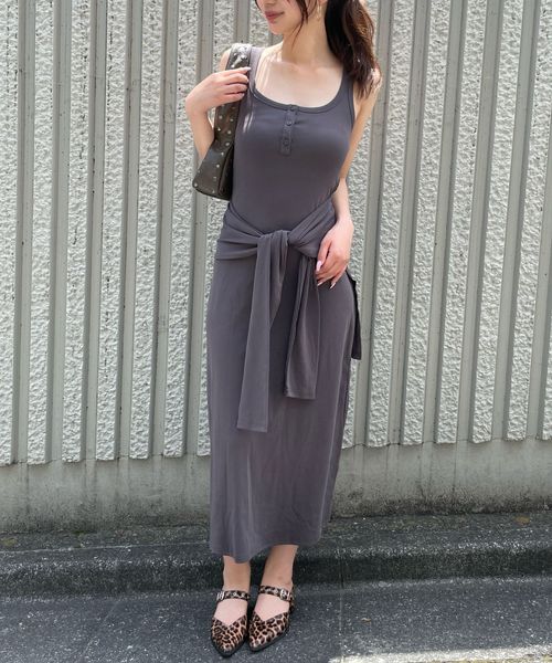 FOREVER 21 腰巻ヘンリーカットロングワンピース チャコールグレー FREE ウィメンズワンピース フォーエバー21 498577 and ST アンドエスティ(旧ドットエスティ) FOREVER 21 腰巻ヘンリーカットロングワンピース チャコールグレー FREE ウィメンズワンピース フォーエバー21 498577 and ST アンドエスティ(旧ドットエスティ)