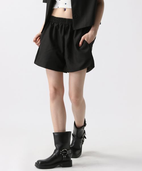 FOREVER 21 イージーショートパンツ ブラック FREE ウィメンズボトムス フォーエバー21 498702 and ST アンドエスティ(旧ドットエスティ) FOREVER 21 イージーショートパンツ ブラック FREE ウィメンズボトムス フォーエバー21 498702 and ST アンドエスティ(旧ドットエスティ)