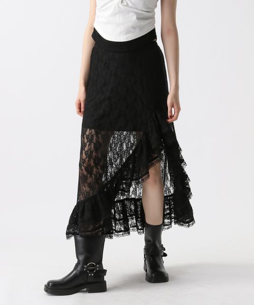 FOREVER 21 イレヘムレーススカート ブラック FREE ウィメンズボトムス フォーエバー21 498835 and ST アンドエスティ(旧ドットエスティ) FOREVER 21 イレヘムレーススカート ブラック FREE ウィメンズボトムス フォーエバー21 498835 and ST アンドエスティ(旧ドットエスティ)