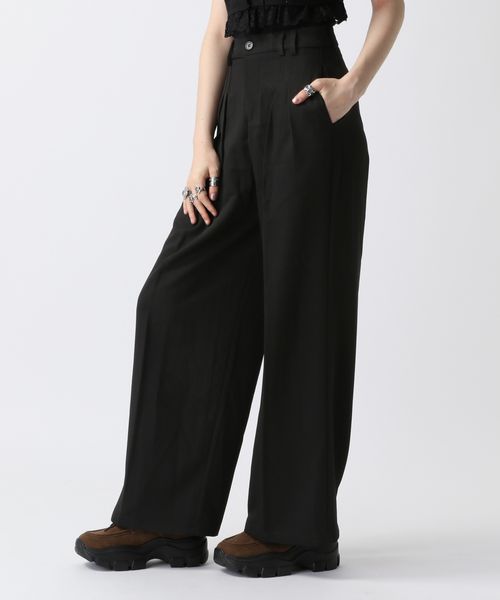 FOREVER 21 タックスラックス ブラック S ウィメンズボトムス フォーエバー21 572576 and ST アンドエスティ(旧ドットエスティ) FOREVER 21 タックスラックス ブラック S ウィメンズボトムス フォーエバー21 572576 and ST アンドエスティ(旧ドットエスティ)