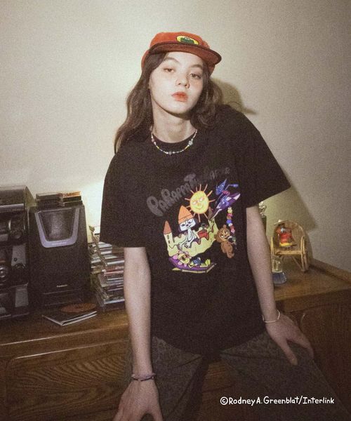 FOREVER 21 【パラッパラッパー】ピグメント加工グラフィックTシャツ チャコールグレー FREE ウィメンズインナー フォーエバー21 578305 and ST アンドエスティ(旧ドットエスティ) FOREVER 21 【パラッパラッパー】ピグメント加工グラフィックTシャツ チャコールグレー FREE ウィメンズインナー フォーエバー21 578305 and ST アンドエスティ(旧ドットエスティ)