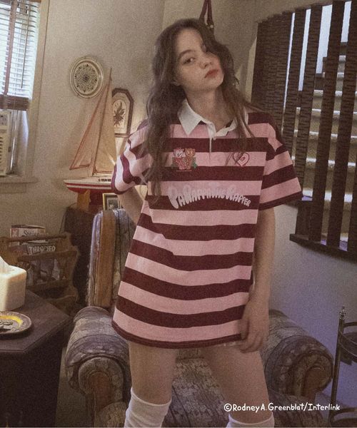 FOREVER 21 【パラッパラッパー】ラガーTシャツ ピンク FREE ウィメンズインナー フォーエバー21 578306 and ST アンドエスティ(旧ドットエスティ) FOREVER 21 【パラッパラッパー】ラガーTシャツ ピンク FREE ウィメンズインナー フォーエバー21 578306 and ST アンドエスティ(旧ドットエスティ)