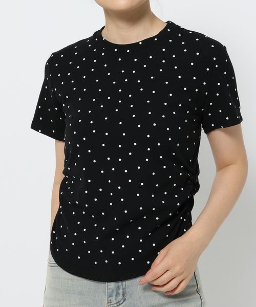 FOREVER 21 ドットシャーリングT ブラック FREE ウィメンズインナー フォーエバー21 588569 and ST アンドエスティ(旧ドットエスティ) FOREVER 21 ドットシャーリングT ブラック FREE ウィメンズインナー フォーエバー21 588569 and ST アンドエスティ(旧ドットエスティ)