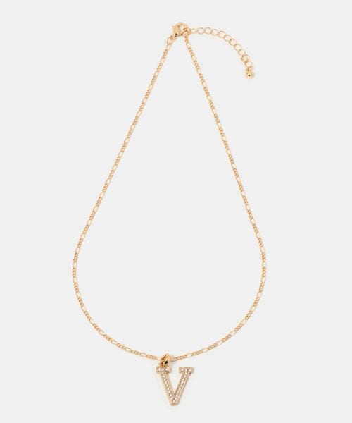 FOREVER 21 イニシャルネックレス チャコールグレー FREE ウィメンズグッズ_IMP フォーエバー21 964735 and ST アンドエスティ(旧ドットエスティ) FOREVER 21 イニシャルネックレス チャコールグレー FREE ウィメンズグッズ_IMP フォーエバー21 964735 and ST アンドエスティ(旧ドットエスティ)