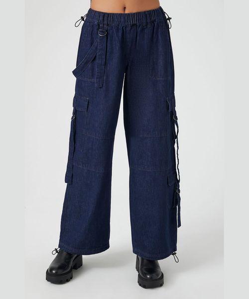 FOREVER 21 カーゴデニムパンツ ネイビー S ウィメンズボトムス_IMP フォーエバー21 984330 and ST アンドエスティ(旧ドットエスティ) FOREVER 21 カーゴデニムパンツ ネイビー S ウィメンズボトムス_IMP フォーエバー21 984330 and ST アンドエスティ(旧ドットエスティ)