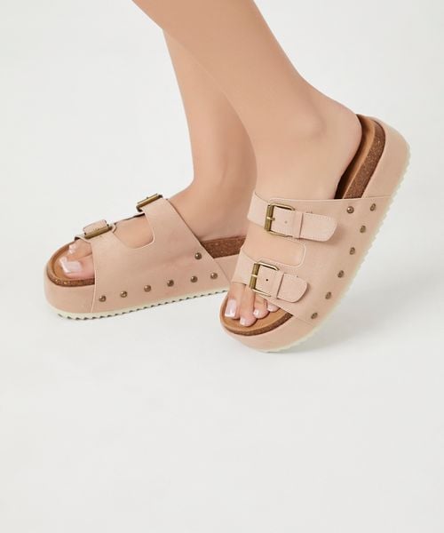 FOREVER 21 厚底ベルトサンダル ベージュ ウィメンズグッズ_IMP フォーエバー21 988132 and ST アンドエスティ(旧ドットエスティ) FOREVER 21 厚底ベルトサンダル ベージュ ウィメンズグッズ_IMP フォーエバー21 988132 and ST アンドエスティ(旧ドットエスティ)