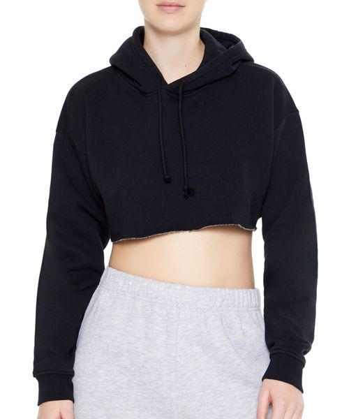 FOREVER 21 裏毛ショートパーカー ブラック S ウィメンズインナー_IMP フォーエバー21 988172 and ST アンドエスティ(旧ドットエスティ) FOREVER 21 裏毛ショートパーカー ブラック S ウィメンズインナー_IMP フォーエバー21 988172 and ST アンドエスティ(旧ドットエスティ)