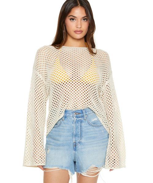 FOREVER 21 メッシュプルオーバーニット ベージュ S ウィメンズインナー_IMP フォーエバー21 992896 and ST アンドエスティ(旧ドットエスティ) FOREVER 21 メッシュプルオーバーニット ベージュ S ウィメンズインナー_IMP フォーエバー21 992896 and ST アンドエスティ(旧ドットエスティ)