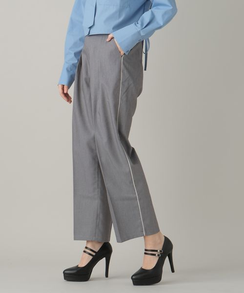 FOREVER 21 サイドラインハイウエストパンツ ライトグレー FREE ウィメンズボトムス フォーエバー21 994378 and ST アンドエスティ(旧ドットエスティ) FOREVER 21 サイドラインハイウエストパンツ ライトグレー FREE ウィメンズボトムス フォーエバー21 994378 and ST アンドエスティ(旧ドットエスティ)