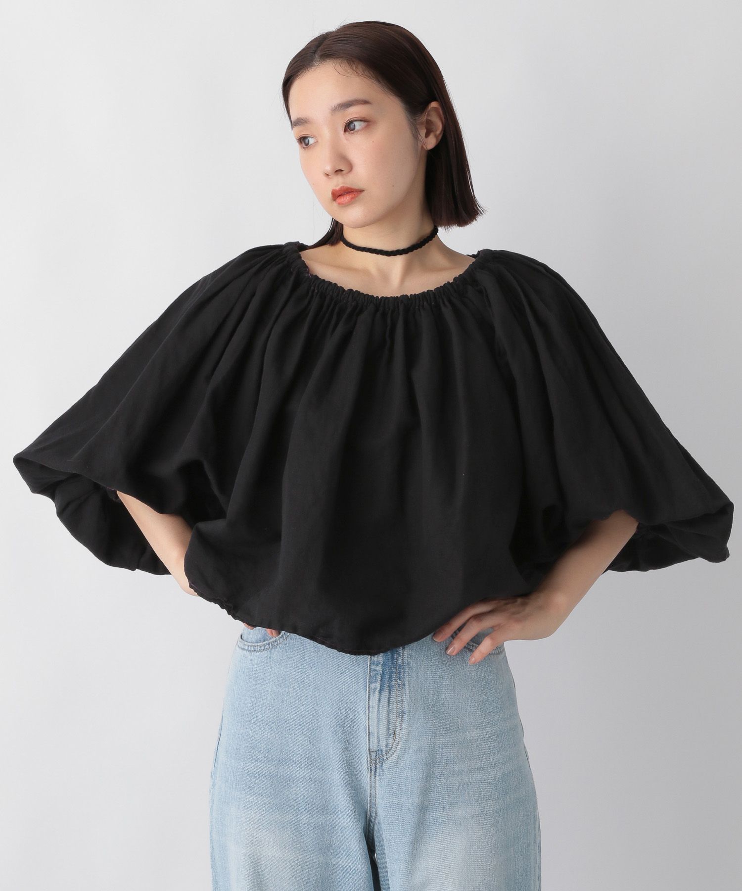 □FOREVER21 ショート丈 オフショルダー トップス - トップス