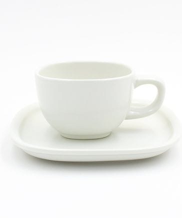 【激安大特価！】 白黒 柳宗理 COFFEEカップ＆ソーサー [公式]GEORGE'S | ホワイト 食器