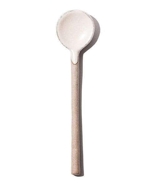 GEORGE'S POTTERY SPOON ホワイト キッチン・ダイニング ジョージズ 351541 and ST アンドエスティ(旧ドットエスティ) GEORGE'S POTTERY SPOON ホワイト キッチン・ダイニング ジョージズ 351541 and ST アンドエスティ(旧ドットエスティ)