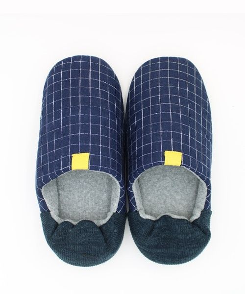 GEORGE'S ミックスパターン ルームシューズ チェック ライトブルー L 家具・インテリア ジョージズ 362363 and ST アンドエスティ(旧ドットエスティ) GEORGE'S ミックスパターン ルームシューズ チェック ライトブルー L 家具・インテリア ジョージズ 362363 and ST アンドエスティ(旧ドットエスティ)