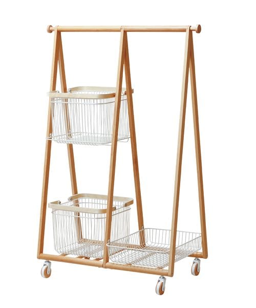 GEORGE'S LIV キャリーバスケットハンガー【大型家具】 ホワイト 家具・インテリア ジョージズ 363610 and ST アンドエスティ(旧ドットエスティ) GEORGE'S LIV キャリーバスケットハンガー【大型家具】 ホワイト 家具・インテリア ジョージズ 363610 and ST アンドエスティ(旧ドットエスティ)