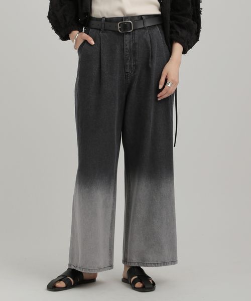 GEORGE'S デニムフェードパンツ ブラック M W_ボトムス ジョージズ 371952 and ST アンドエスティ(旧ドットエスティ) GEORGE'S デニムフェードパンツ ブラック M W_ボトムス ジョージズ 371952 and ST アンドエスティ(旧ドットエスティ)