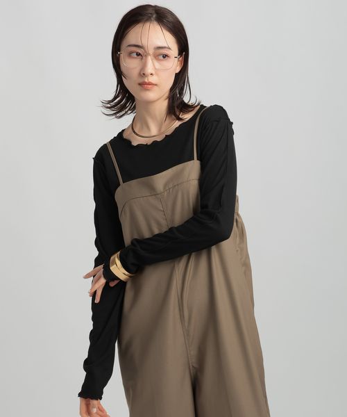 GEORGE'S メロウカットソー ブラック S W_トップス ジョージズ 371957 and ST アンドエスティ(旧ドットエスティ) GEORGE'S メロウカットソー ブラック S W_トップス ジョージズ 371957 and ST アンドエスティ(旧ドットエスティ)
