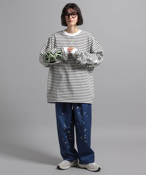 GEORGE'S 【MENS】ワークペイントパンツ ライトブルー L M_ボトムス ジョージズ 371974 and ST アンドエスティ(旧ドットエスティ) GEORGE'S 【MENS】ワークペイントパンツ ライトブルー L M_ボトムス ジョージズ 371974 and ST アンドエスティ(旧ドットエスティ)