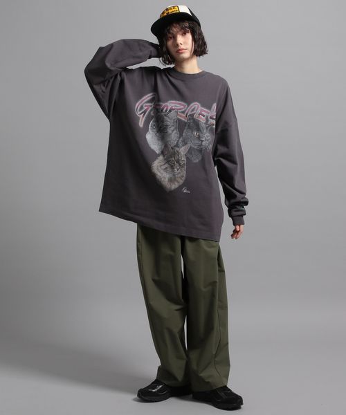 GEORGE'S 【MENS】ワイドテーパードパンツ グリーン S M_ボトムス ジョージズ 371975 and ST アンドエスティ(旧ドットエスティ) GEORGE'S 【MENS】ワイドテーパードパンツ グリーン S M_ボトムス ジョージズ 371975 and ST アンドエスティ(旧ドットエスティ)