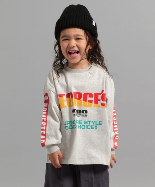 GEORGE'S 【KIDS】グラフィック ロンT ライトグレー XS キッズ ジョージズ 459742 and ST アンドエスティ(旧ドットエスティ) GEORGE'S 【KIDS】グラフィック ロンT ライトグレー XS キッズ ジョージズ 459742 and ST アンドエスティ(旧ドットエスティ)