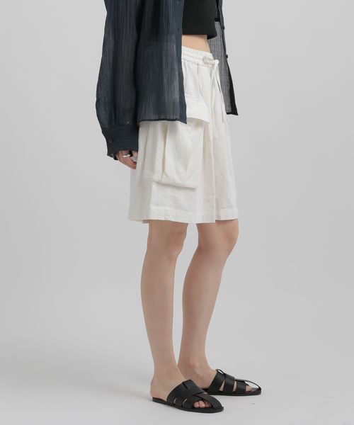 GEORGE'S カーゴショートパンツ ホワイト S W_ボトムス ジョージズ 497661 and ST アンドエスティ(旧ドットエスティ) GEORGE'S カーゴショートパンツ ホワイト S W_ボトムス ジョージズ 497661 and ST アンドエスティ(旧ドットエスティ)