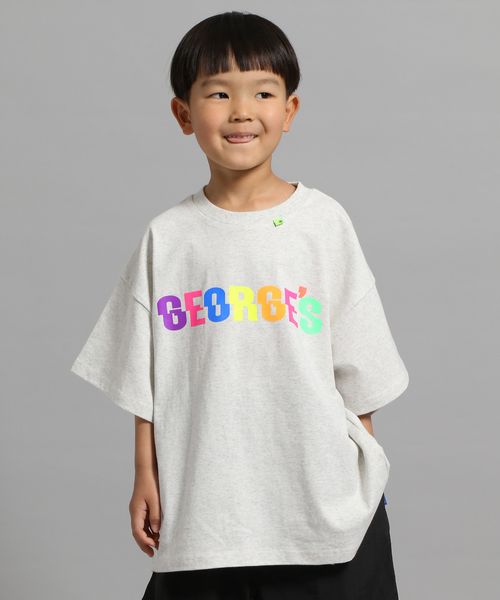 GEORGE'S 【KIDS】ハイライターTシャツ ホワイト キッズ ジョージズ 570933 and ST アンドエスティ(旧ドットエスティ) GEORGE'S 【KIDS】ハイライターTシャツ ホワイト キッズ ジョージズ 570933 and ST アンドエスティ(旧ドットエスティ)