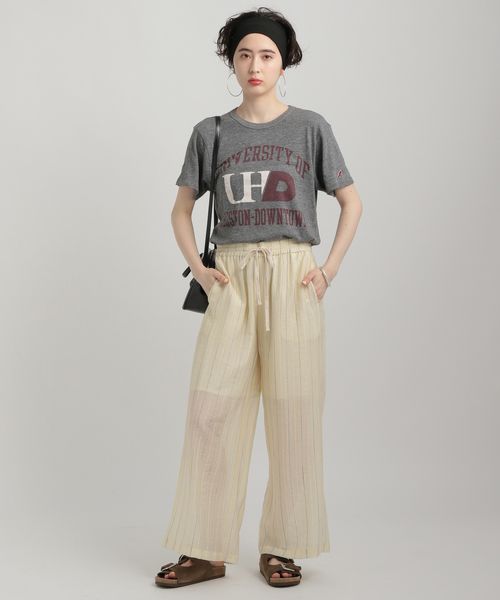 GEORGE'S シアーイージーパンツ イエロー S W_ボトムス ジョージズ 575064 and ST アンドエスティ(旧ドットエスティ) GEORGE'S シアーイージーパンツ イエロー S W_ボトムス ジョージズ 575064 and ST アンドエスティ(旧ドットエスティ)