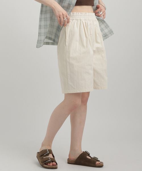 GEORGE'S イージーショートパンツ オフホワイト S W_ボトムス ジョージズ 575071 and ST アンドエスティ(旧ドットエスティ) GEORGE'S イージーショートパンツ オフホワイト S W_ボトムス ジョージズ 575071 and ST アンドエスティ(旧ドットエスティ)