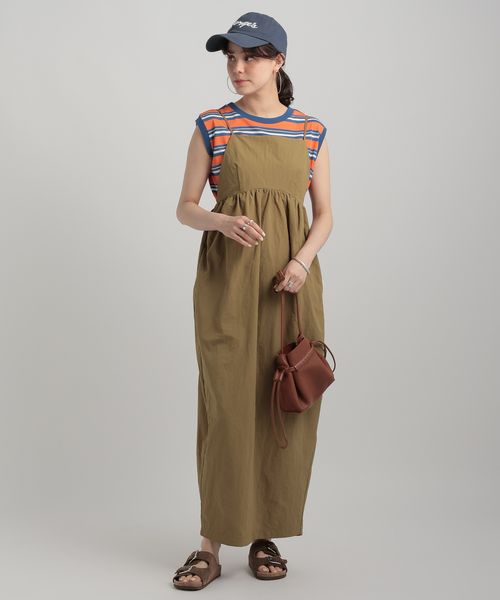 GEORGE'S コクーンキャミワンピース ライトベージュ S W_ワンピース ジョージズ 575112 and ST アンドエスティ(旧ドットエスティ) GEORGE'S コクーンキャミワンピース ライトベージュ S W_ワンピース ジョージズ 575112 and ST アンドエスティ(旧ドットエスティ)