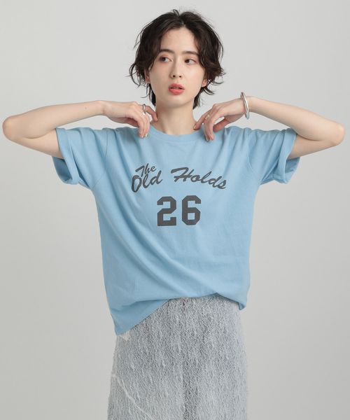 GEORGE'S ナンバーTシャツ ライトブルー M W_トップス ジョージズ 576119 and ST アンドエスティ(旧ドットエスティ) GEORGE'S ナンバーTシャツ ライトブルー M W_トップス ジョージズ 576119 and ST アンドエスティ(旧ドットエスティ)