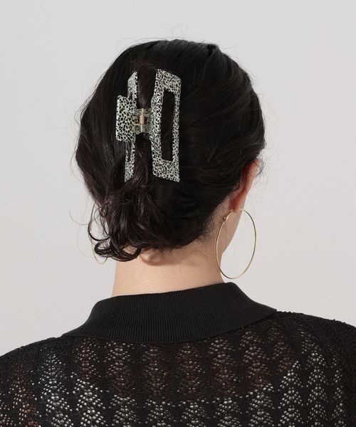 GEORGE'S スクエアヘアクリップ ナチュラル FREE W_服飾雑貨 ジョージズ 576183 and ST アンドエスティ(旧ドットエスティ) GEORGE'S スクエアヘアクリップ ナチュラル FREE W_服飾雑貨 ジョージズ 576183 and ST アンドエスティ(旧ドットエスティ)