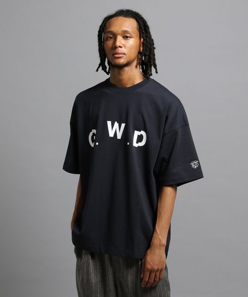 GEORGE'S 【MENS】スラッシュロゴTシャツ ネイビー M M_トップス ジョージズ 577174 and ST アンドエスティ(旧ドットエスティ) GEORGE'S 【MENS】スラッシュロゴTシャツ ネイビー M M_トップス ジョージズ 577174 and ST アンドエスティ(旧ドットエスティ)