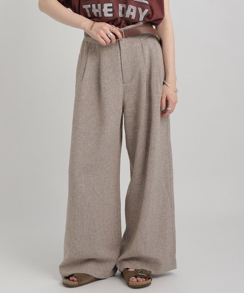 GEORGE'S ツイードパンツ オレンジ M W_ボトムス ジョージズ 580762 and ST アンドエスティ(旧ドットエスティ) GEORGE'S ツイードパンツ オレンジ M W_ボトムス ジョージズ 580762 and ST アンドエスティ(旧ドットエスティ)