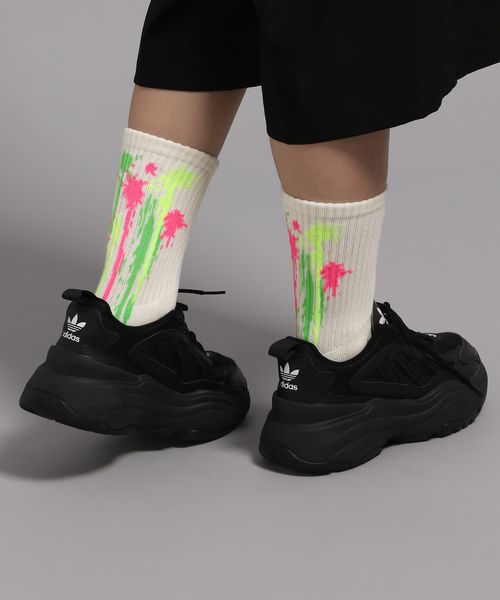 GEORGE'S 【MENS】ペイントソックス（23～25cm／26～28cm）【追加予約】 ピンク M_服飾雑貨 ジョージズ 581312 and ST アンドエスティ（旧ドットエスティ）