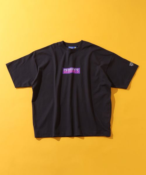 GEORGE'S 【MENS】グラスロゴ Tシャツ ブラック L M_トップス ジョージズ 583845 and ST アンドエスティ(旧ドットエスティ) GEORGE'S 【MENS】グラスロゴ Tシャツ ブラック L M_トップス ジョージズ 583845 and ST アンドエスティ(旧ドットエスティ)